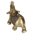 thumbnail image 4 of Estatua de elefante elegante de resina dorada, artesanía Feng Shui, adornos para el hogar, regalo, 4 of 14