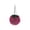 Pink, variant on Waterproof Solar Powered Flower Ball Hanging Light, LED Outdoor Illumination Lamp, Decorative Suspended Lighting for Patio Yard Porch Garden Night Scene Beautification