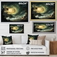 thumbnail image 4 of Designart "Whirlwind Fury Green Storm I" Landscapes Canvas Wall Art, 4 of 5