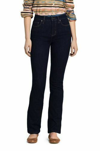 Curvy Mid Rise Bootcut Jeans Heron Blue 