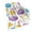 C, variant on D Digital Print Flannel Blanket With Easter Theme Bunnies And Eggs For Lounge Or Nap Made From Durable Polyester Fabric