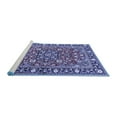 thumbnail image 2 of Ahgly Company Machine Washable Indoor Rectangle Persian Blue Traditional Area Rugs, 7' x 9', 2 of 4