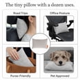 thumbnail image 4 of Pipsqueak Microfiber Pillow - Small, Mini, Tiny - 11 x 7 in - Perfect for Travel, Cars, Airplanes, Camping, Dogs, Toddlers, Kids, Lumbar, Knees and Neck - Ages 2 Yrs and Up - Brown, 4 of 8