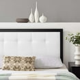 thumbnail image 5 of Modway Draper Tufted King Fabric and Wood Headboard in Black/White, 5 of 9