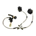 thumbnail image 4 of Colaxi Go Kart Hydraulic Brake Kit Rear Brake Assembly Hydraulic Sturdy Motorcycle Parts Twin Calipers Replacement for 250cc ATV UTV Without Brake Disc, 4 of 8