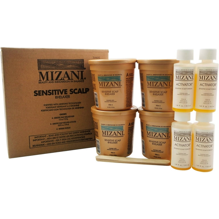 Mizani Sensitive Scalp Rhelaxer Kit, Single Application with