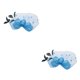 thumbnail image 3 of Flores de pelo de moda Minnieouse 2Conjunto Azul, 3 of 6