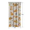 thumbnail image 5 of Cartoon Corgi Shower Curtain 36"x72" ,Bathroom Decorative Shower Curtains Set with 12 Hooks,Modern Waterproof Washable Shower Curtain, 5 of 6