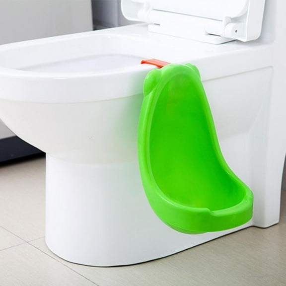 Hanging Baby Potty Toilet Training Smooth Standing Potty Toilet for Boys - green