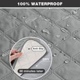 thumbnail image 4 of Funda Impermeable Antideslizante para Sillón Reclinable TAOCOCO Gris Claro, 4 of 7