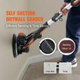 thumbnail image 2 of KFFKFF Drywall Sander, 900W Electric Sander with 12 Sanding Discs, Variable Speed 800-1800 RPM Wall Sander with 3 Suction Ducts, Foldable Ceiling Sander & 2 LED Lights, Extendable Handle, Dust Bag, 2 of 9