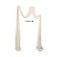 thumbnail image 5 of Cortina de fondo transparente con diseño de arco para bodas, ideal para ceremonias, recepciones y fotos. Beige Blanco, 5 of 9
