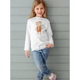 thumbnail image 2 of Happy Teddy Bear Long Sleeve Toddler -Image by Shutterstock,  5 Toddler, 2 of 4