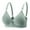 Green, variant on Bigersell No Underwire Bras for Women Lace V-Neck Push up Wire-Free Bras Ladies Padded Brassiere Hook and Eye Closure Comfortable Everyday Wireless Sports Bras Pink XL