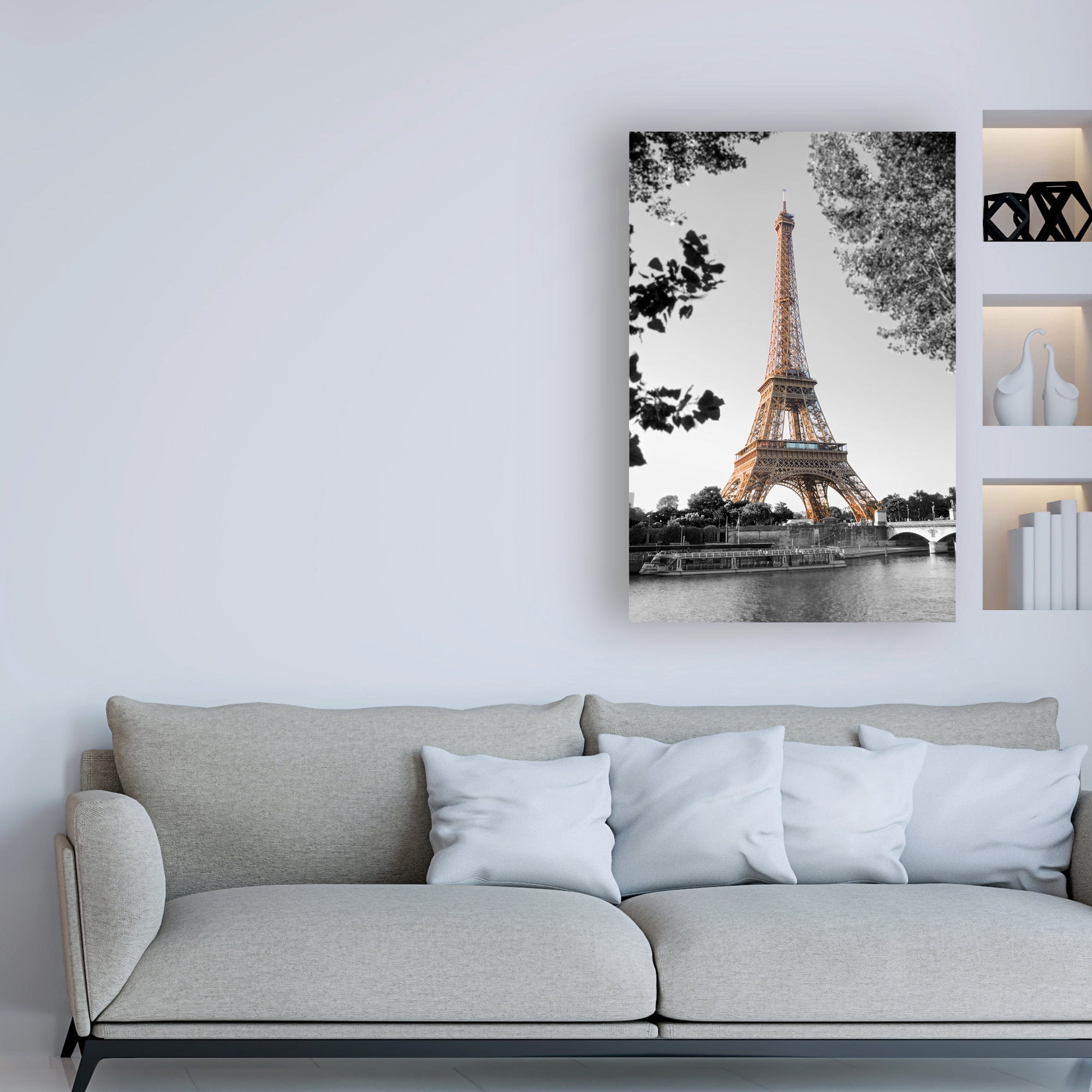 Trademark Fine Art 'Matin sur la Seine' Canvas Art by Alan Blaustei