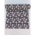 thumbnail image 3 of White Floral Kantha Quilt Handblock Print Black& white floral Kantha Indian Netural Colour Indian inspired Bedding Hand Stitched Rural throw, 3 of 3