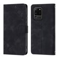 thumbnail image 2 of Compatible with Samsung Galaxy S20 Ultra 5G Classic Embossed PU Leather Case with Card Holder Shockproof Cover, 2 of 5