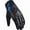 Black Blue, variant on LS2 All Terrain Men's Street Motorcycle Gloves
