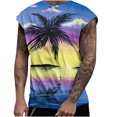 thumbnail image 1 of Moda de verano para hombres Impresión 3D Hombro expandido Casual Deportes Casual Camiseta sin mangas Chaleco Pompotops oipoqjl30625, 1 of 5