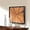 Natural Brown-7, variant on Warmaxx Rustic Teak Wood Wall Decor 17''x17 Farmhouse Live Edge Wall Art Decoration for Home Living Room Bedroom Office Handcrafted Square Wooden Flower Design Wall Décor