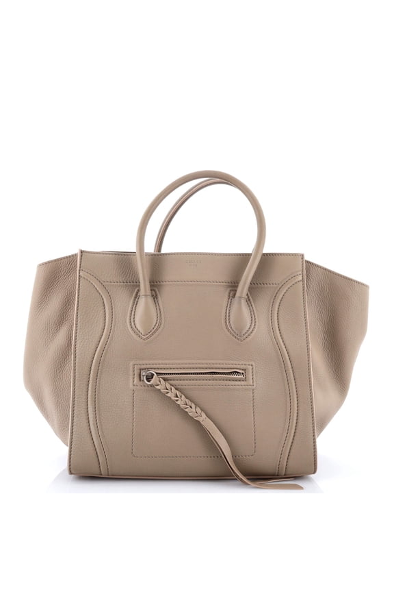 Pre-Owned Phantom Bag Grainy Leather Medium By Rebag