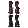 thumbnail image 2 of Sonducket 1 par de correas para los brazos, protectores de manos, estilo Retro Vintage, resistente al desgaste, Brazalete de vestuario, firmeza, equipo de guantes y mitones Negro, 2 of 6