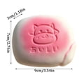 thumbnail image 3 of FufuCrick Cow Bread Squishy Office Accessory Squishy Tactile Sensory Gadget Desk Ornament Decor for Adult Workspace and Relaxation, Purple, 3 of 7