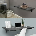 thumbnail image 3 of Mount-It! Wall Mounted Drop Leaf Table / Workbench, 3 of 10