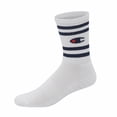 thumbnail image 3 of Champion, Adult Mens, 6-Pack Logo Crew Socks, Sizes 10-13, 3 of 3