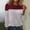 Wine, variant on Plus Size Tops Long Sleeve Round Neck Printing Fall Smocked Tops Womens Tops Wine 3XL