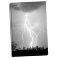 thumbnail image 2 of Gango Home Decor Dancing Lightning BW by Douglas Taylor (Ready to Hang); One 24x36in Hand-Stretched Canvas, 2 of 4