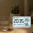 thumbnail image 1 of Students Use Silent Alarm Clock Childrens Intelligent Temperature Measurement Humidity Sense Luminous Electric Clock Bedroom Wakes Up Digital Clock, 1 of 9