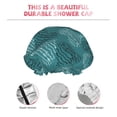 thumbnail image 5 of YFYANG Women's Double Waterproof Shower Cap, Abstract Love Stripes Reusable Hair Cap for All Hair Styles and Head Sizes, 5 of 9