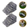 thumbnail image 1 of SHOWERORO 12Pcs Grey Miniature Stone Steps for Garden Walkway Path with Resin Material, 1 of 6