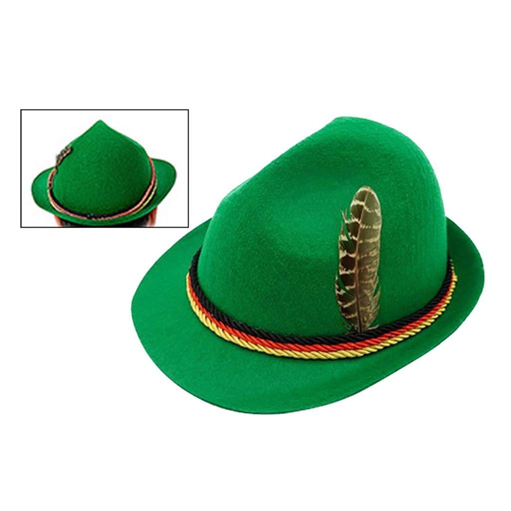 Luxury Felt German Fedora Hat Costume Hat