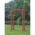 thumbnail image 2 of Convenience Concepts Oxford Garden Arbor in Red Cedar, 2 of 2
