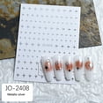 thumbnail image 7 of 6 Sheets Metallic Mirror Silver Nail Stickers Art Women 3D Star Nail Stickers Decals for Self-Adhesive Charms Butterfly Nail Art Stickers, Gifts Stocking Stuffers for Women, 7 of 7