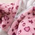 thumbnail image 5 of Winter Pet Dog Clothes Warm Fleece Dog Hoodie Leopard Dog Coat Jacket French Bulldog Clothing for Small Medium Dogs Pet Costumes puppy keep, 5 of 9