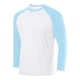 thumbnail image 1 of pstuiky camisas de manga larga para hombre, Camisa deportiva transpirable de manga larga raglán con cuello redondo para hombre, de color sólido Tops casuales para hombres xl, 1 of 2
