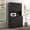 Black, variant on GAKMCIL 70.87" Kitchen Cabinet & Tall Wardrobe, with 6-Doors, 1-Open Shelves and 1-Drawer, Kitchen Fixtures, Easy Clean, Pantry Cabinets, Versatile Storage for Kitchen & Bedroom & Office, Walnut