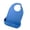 Blue, variant on Large Silicone Adult Bibs Watertight & Easy to Clean Bibs Fashionable Adult Bibs Excellent for Home & Shower Use