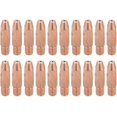 thumbnail image 1 of Plasma Consumable Cutting Nozzle 20Pcs M6 Copper Contact Tip for Binzel 24KD MIG/MAG Welding Torch(1.0X28mm), 1 of 5