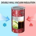 thumbnail image 2 of 20oz Coffee Tumblers Red Christmas Candy Cane Pattern Stainless Steel Vacuum Insulated Travel Tumbler Coffee Cups Mug with Lid and Straw with Cleaning Brush for Cold & Hot Drinks, 2 of 5