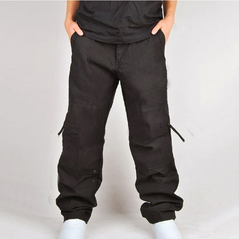ohmzyzo Men's Cotton Vintage Cargo Pants Outdoors Straight
