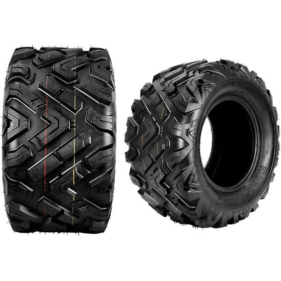 2 Pack 20x10x10 ATV Tires, 6PR,Tubeless,All-Terrain Tires for Sand, Mud, and Trail Use,Tubeless with Deep Tread