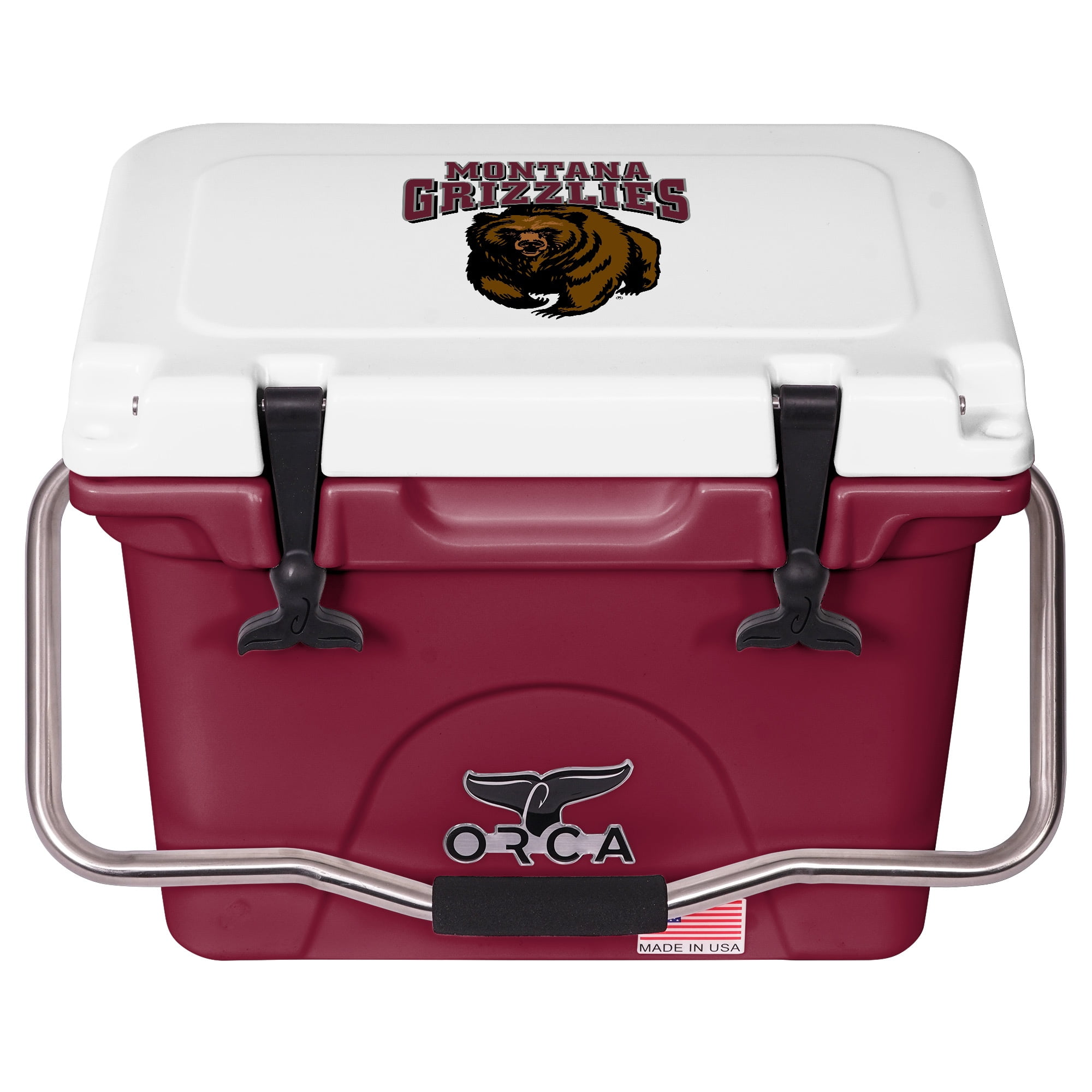 Montana Grizzlies ORCA 20Quart HardSided Cooler Maroon