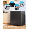 thumbnail image 6 of DISHUP 3.5 Cu.Ft Chest Freezer, Small Deep Freezer with Removable Basket, Adjustable Temperature, for Home/Office/Garage/Bar, 6 of 8