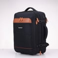 thumbnail image 2 of Roadcheer Rolling Backpack, Lightweight Unisex Business College Backpacks with Wheels, Waterproof Luggage Trolley Laptop Backpacks with Shoulder Straps, Black, 2 of 3