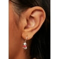 thumbnail image 2 of Disney Women's Winnie the Pooh Sterling Silver Dangling Hoop Earrings, 2 of 5
