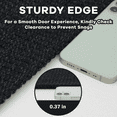 thumbnail image 5 of iOhouze Runner Rug 2x5 Non Slip Carpet Runners for Hallways Cotton Kitchen Runner Rugs with Rubber Backed Braided Indoor Floor Runners for Entryway Hallway Kitchen Bedroom, Black, 5 of 8